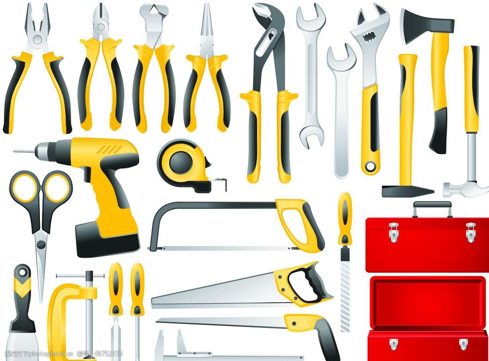 五金工具矢量素材圖片